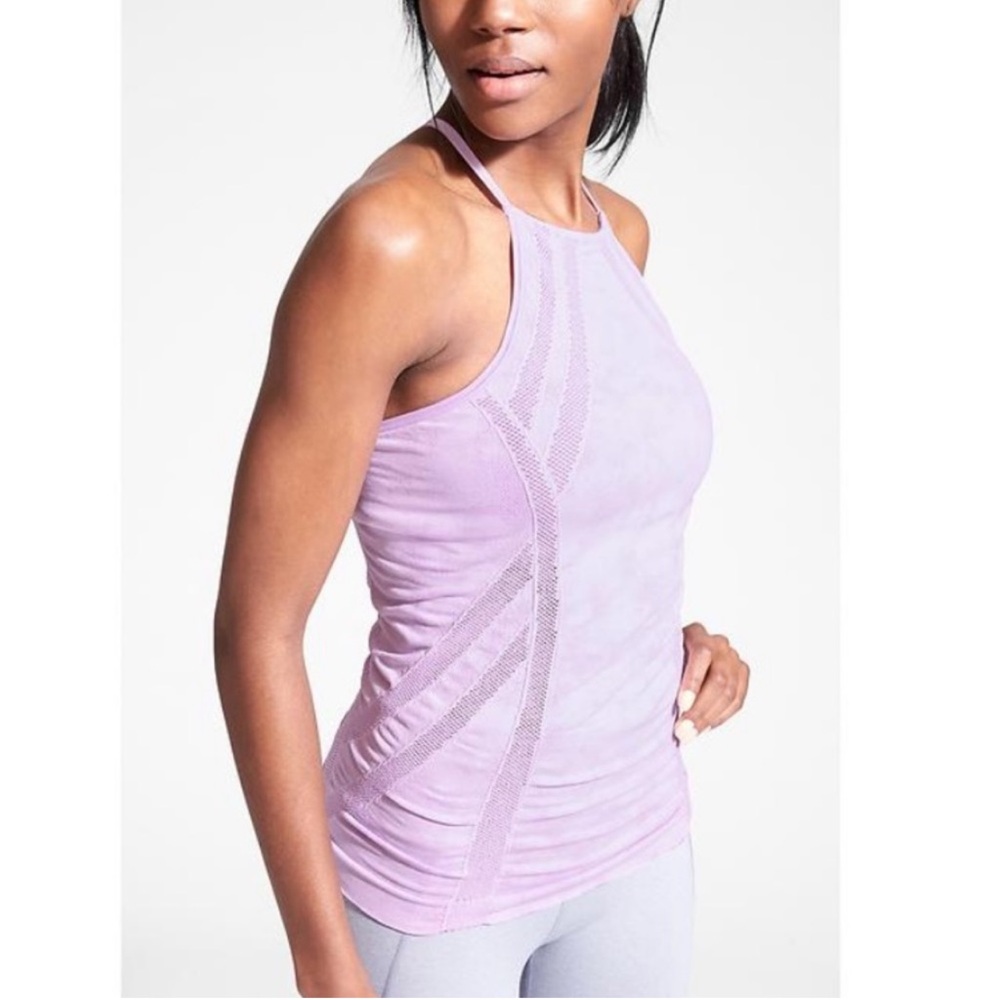 Athleta Purple Headstand Tank Top
